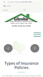 Mobile Screenshot of gibraltarinsuranceservices.net